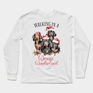 Christmas Dachshunds Pun Long Sleeve T-Shirt